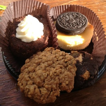 Urth Caffé-Pasadena - Mini tiramisu, Oreo cheesecake, oatmeal cookie, chocolate choc chip - Cafes Near Me - Pasadena, California Urth Caffé-Pasadena - Mini tiramisu, Oreo cheesecake, oatmeal cookie, chocolate choc chip - Cafes Near Me - Pasadena, California