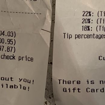 Virtue Restaurant - The discrepancy in tip suggestions on the itemized bill vs. the merchant slip. - Southern Near Me - Chicago, Illinois