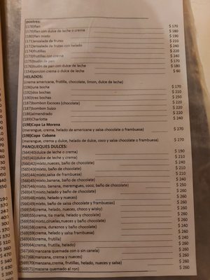 Menu photo 6 La Morena La Lucila del Mar, C