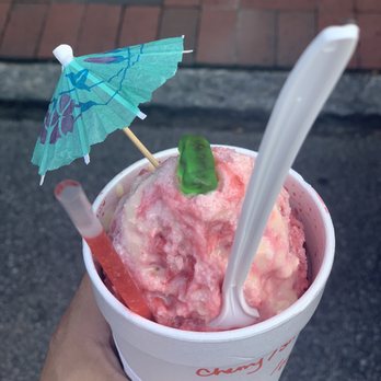 Snow On the Square - Strawberry/cherry with condensed milk - Shaved Ice Near Me - Marietta, Georgia Snow On the Square - Strawberry/cherry with condensed milk - Shaved Ice Near Me - Marietta, Georgia