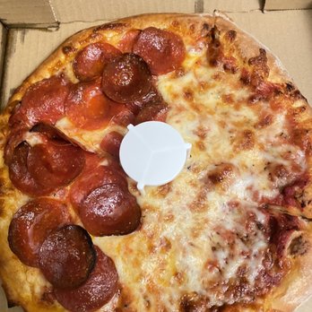 Uncle Ernie's Pizza - Small half pepperoni half cheese pizza - Pizza Near Me - Chatsworth, California Uncle Ernie's Pizza - Small half pepperoni half cheese pizza - Pizza Near Me - Chatsworth, California