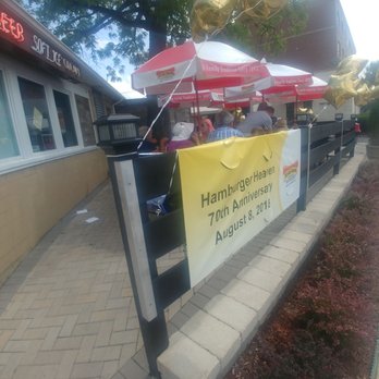 Hamburger Heaven - Opened 8/08/48. 70th anniversary today. - Burgers Near Me - Elmhurst, Illinois Hamburger Heaven - Opened 8/08/48. 70th anniversary today. - Burgers Near Me - Elmhurst, Illinois
