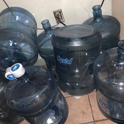 Crystal Springs Water - Empty crystal springs jugs