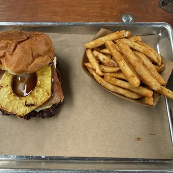 Smash'd - Hawaiian burger and seasoned fries. - Burgers Near Me - San Antonio, Texas Smash'd - Hawaiian burger and seasoned fries. - Burgers Near Me - San Antonio, Texas