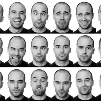 CVS Pharmacy - multiple portraits of a man with different facial expressions - Drugstores Near Me - Kalamazoo, Michigan