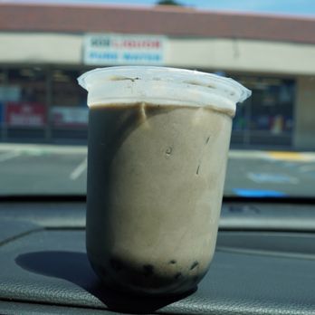 408 Boba - Black Sesame Milk Tea - Bubble Tea Near Me - Sunnyvale, California