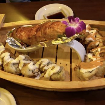 Asahi Sushi - Left to right: Avocado roll, fusion, yeppe, Livingston, and 911 - Sushi Bars Near Me - Clinton Township, Michigan Asahi Sushi - Left to right: Avocado roll, fusion, yeppe, Livingston, and 911 - Sushi Bars Near Me - Clinton Township, Michigan