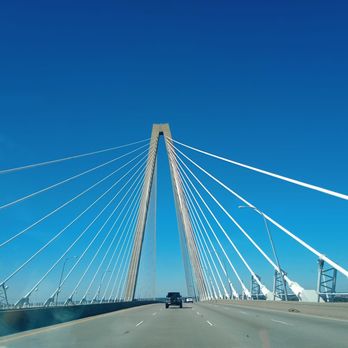 Arthur Ravenel Jr. Bridge - Beautiful day under these spanned cables - Landmarks & Historical Buildings Near Me - Mount Pleasant, South Carolina