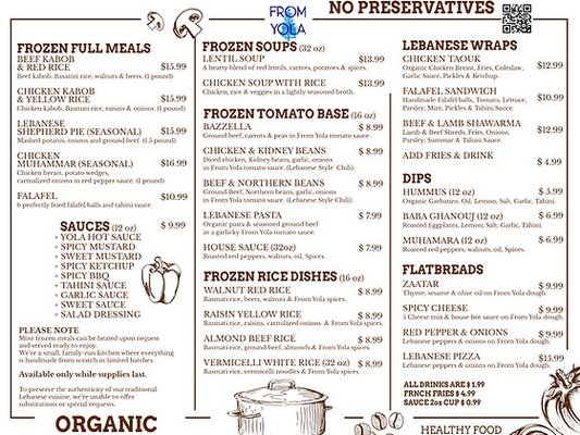 Menu photo 2 From Yola Shelton, WA