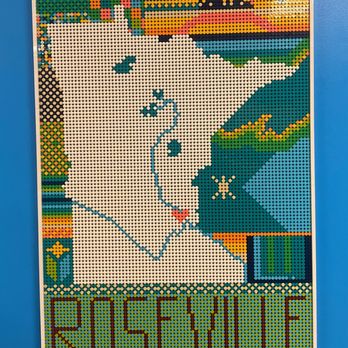Bricks & Minifigs Roseville - Lego Art hanging on the wall - Toy Stores Near Me - Roseville, Minnesota Bricks & Minifigs Roseville - Lego Art hanging on the wall - Toy Stores Near Me - Roseville, Minnesota