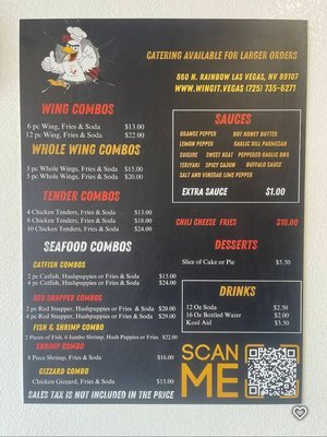 Menu photo 3 Wing It Las Vegas, NV Menu photo 3 Wing It Las Vegas, NV
