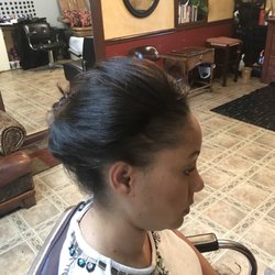Sisters N Effect - She can wear a upswept style with this install technique (sew in lace frontal )