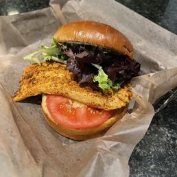 Salmon sandwich