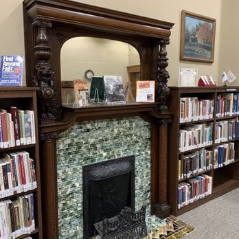 Danville Public Library - Antique marble mantle from original building now in Genealogy Room. - Libraries Near Me - Danville, Indiana Danville Public Library - Antique marble mantle from original building now in Genealogy Room. - Libraries Near Me - Danville, Indiana