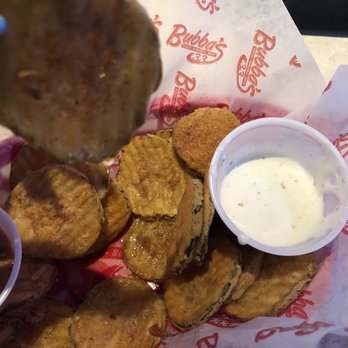 Bubba's 33 - Very soggy oily "crispy fried pickles" - American Near Me - Mesquite, Texas
