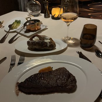 Anthony's Chophouse - The A5 Jacks Creek Wagyu Steak with a loaded potato for my side. - Steakhouses Near Me - Sparks, Nevada Anthony's Chophouse - The A5 Jacks Creek Wagyu Steak with a loaded potato for my side. - Steakhouses Near Me - Sparks, Nevada