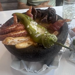 Molcajete barbaroja delicioso