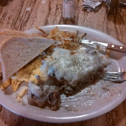 Owl Club Bar & Steakhouse - Chicken fried steak.