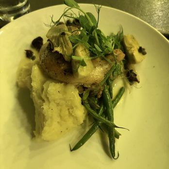 Rainbow Lodge - Artichoke Chicken - New American Near Me - Houston, Texas