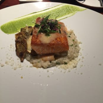 Different Pointe of View - Salmon. Perfectly cooked - New American Near Me - Phoenix, Arizona Different Pointe of View - Salmon. Perfectly cooked - New American Near Me - Phoenix, Arizona