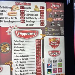 Super Burger - Menu