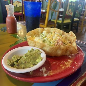 Maria's Mexican Restaurant - Taco salad with guacamole on the side from the lunch menu. - Mexican Near Me - Independence, Kansas Maria's Mexican Restaurant - Taco salad with guacamole on the side from the lunch menu. - Mexican Near Me - Independence, Kansas