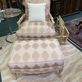 Rummage - Chair and ottoman found at rummage. - Used, Vintage & Consignment Near Me - Brunswick, Georgia