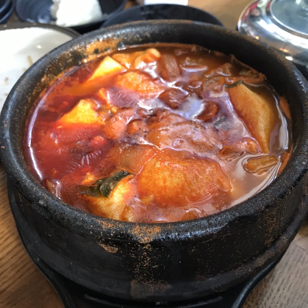 Jumping Spoon - Spicy tofu soup - Korean Near Me - Hercules, California Jumping Spoon - Spicy tofu soup - Korean Near Me - Hercules, California