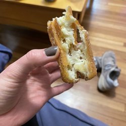 El Jefe's Taqueria - Stuffed churro or undercooked?