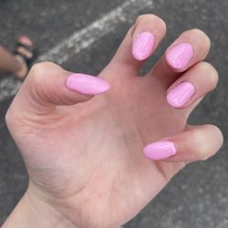 OK Nails - The shape is wonky and it's bumpy