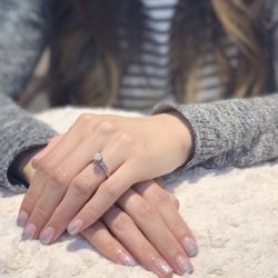 Nail House & Spa - Silver ombré nails