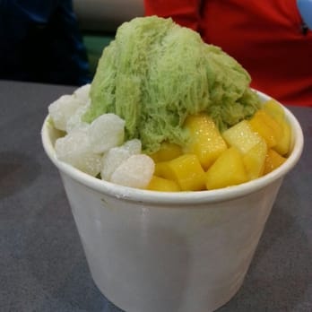 Salju Dessert - Matcha snow ice with mochi and mango - Desserts Near Me - Alhambra, California Salju Dessert - Matcha snow ice with mochi and mango - Desserts Near Me - Alhambra, California