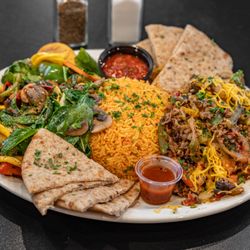 Pita Grill & Creperie Metuchen - Steak Fajita Entree