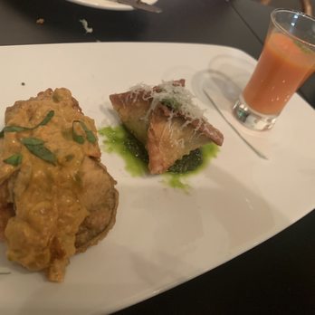 Kapa Hale - Watermelon Gazpacho, Cream Cheese Rangoon and Curry Veggies, Appetizer for the Daily Specials Menu - Hawaiian Near Me - Honolulu, Hawaii Kapa Hale - Watermelon Gazpacho, Cream Cheese Rangoon and Curry Veggies, Appetizer for the Daily Specials Menu - Hawaiian Near Me - Honolulu, Hawaii