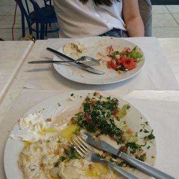 Parfums de Beyrouth - Finished off our food for the most part. Lots of oil on the vegetarian plate - Lebanese Near Me - Geneva, GE Parfums de Beyrouth - Finished off our food for the most part. Lots of oil on the vegetarian plate - Lebanese Near Me - Geneva, GE
