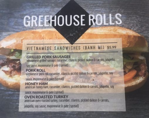 Menu photo 1 Green House Rolls Trenton, MO Menu photo 1 Green House Rolls Trenton, MO