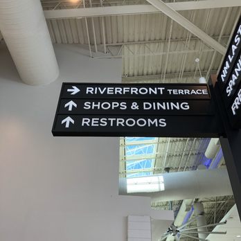 Riverwalk Outlets - Sign to help you navigate - Shopping Centers Near Me - New Orleans, Louisiana Riverwalk Outlets - Sign to help you navigate - Shopping Centers Near Me - New Orleans, Louisiana