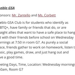 Kyrene Pueblo Middle School - LGBTQ+ information