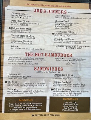 Menu photo 3 Buffalo Joes Pawhuska, OK Menu photo 3 Buffalo Joes Pawhuska, OK