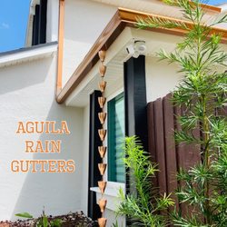 Aguila Rain Gutters - Rain chain