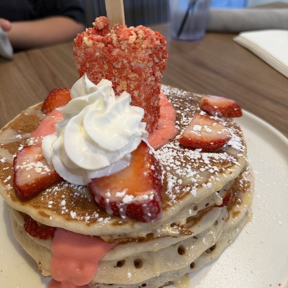 Chilaquiles Modern Kitchen - LALI'S Fav. Shortcake Pancakes - Mexican Near Me - Mesa, Arizona Chilaquiles Modern Kitchen - LALI'S Fav. Shortcake Pancakes - Mexican Near Me - Mesa, Arizona