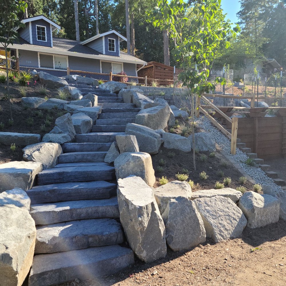 JD Digs - Custom rock stairs - Demolition Services Near Me JD Digs - Custom rock stairs - Demolition Services Near Me