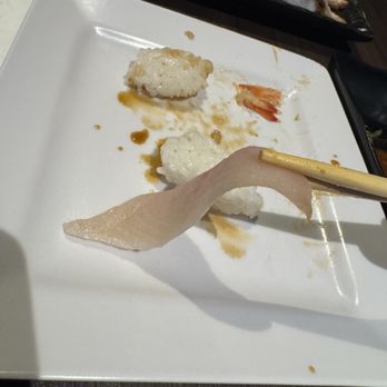 Blufish Sushi & Grill - Another thin slice of yellowtail - Sushi Bars Near Me - Torrance, California
