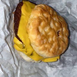 Sausage and cheese biscuit Sausage and cheese biscuit