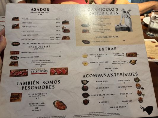 Menu photo 3 Carnicero Miami, FL