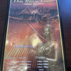 Thai House Bistro - Menu