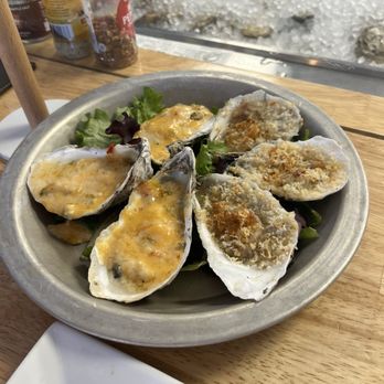 Marlee Jean's Raw Bar & Kitchen - Chargrilled. 3 pimento cheese, 3 chorizo butter. - Seafood Near Me - Davidson, North Carolina Marlee Jean's Raw Bar & Kitchen - Chargrilled. 3 pimento cheese, 3 chorizo butter. - Seafood Near Me - Davidson, North Carolina