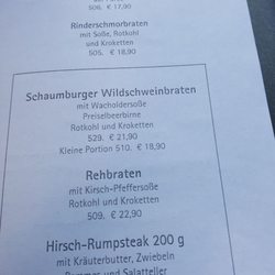 Zum Dicken Heinrich - Sonntagsmenü