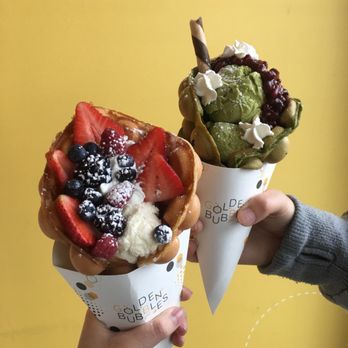 Golden Bubbles - Waffles Near Me - Toronto, Ontario