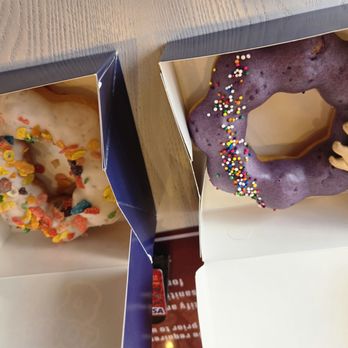 Totoro Mochi Donut - Blueberry and Lychee mochi donuts - Donuts Near Me - Friendswood, Texas